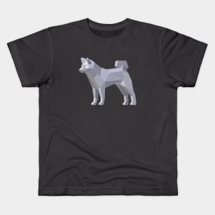 Low Poly Shiba Kids T-Shirt